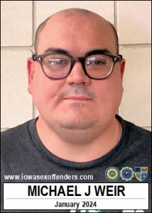 Michael James Robert Weir a registered Sex Offender of Iowa