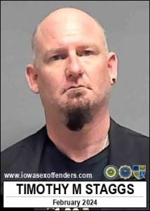 Timothy Michael Staggs a registered Sex Offender of Iowa