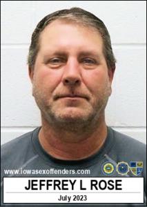 Jeffrey Lee Rose a registered Sex Offender of Iowa