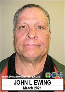 John Lilbourne Ewing a registered Sex Offender of Iowa