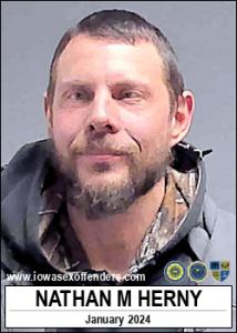 Nathan Mark Herny a registered Sex Offender of Iowa