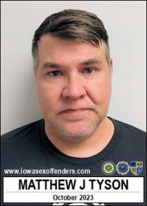 Matthew Joseph Tyson a registered Sex Offender of Iowa