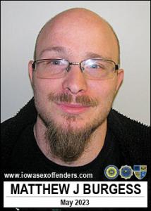 Matthew James Burgess a registered Sex Offender of Iowa