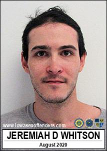 Jeremiah Dean Whitson a registered Sex Offender of Iowa
