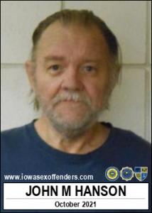 John Marvin Hanson a registered Sex Offender of Iowa