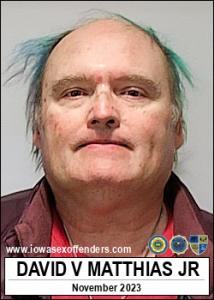 David Verle Matthias Jr a registered Sex Offender of Iowa
