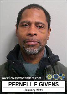Pernell F Givens a registered Sex Offender of Iowa
