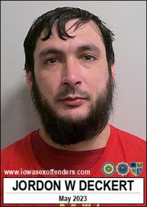 Jordon Wayne Deckert a registered Sex Offender of Iowa