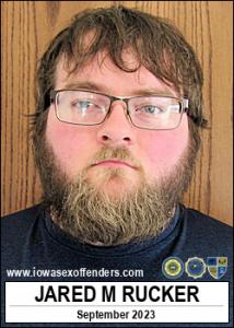 Jared Marshal Rucker a registered Sex Offender of Iowa