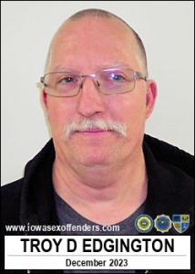 Troy Donald Edgington a registered Sex Offender of Iowa