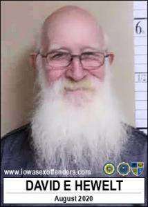 David Elmer Hewelt a registered Sex Offender of Iowa
