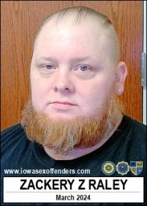 Zackery Zane Raley a registered Sex Offender of Iowa