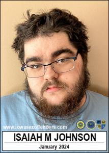 Isaiah Micheal Dean Johnson a registered  of Iowa