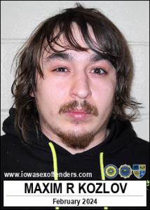 Maxim R Kozlov a registered Sex Offender of Iowa