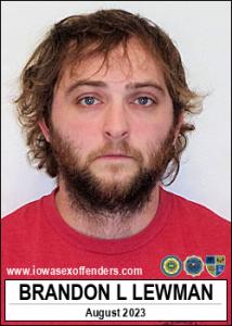 Brandon Lee Lewman a registered Sex Offender of Iowa