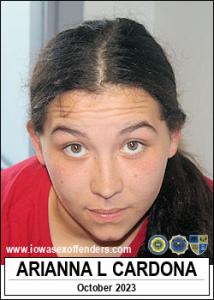 Arianna Lanae Cardona a registered Sex Offender of Iowa