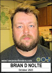 Brian David Nolte a registered Sex Offender of Iowa