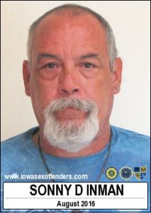 Sonny Dean Inman a registered Sex Offender of Iowa