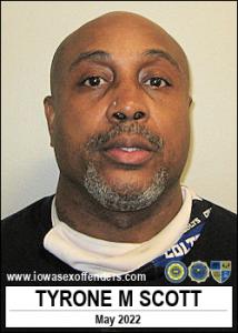 Tyrone Michael Scott a registered  of Iowa