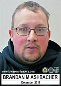 Brandan Michael Ashbacher a registered Sex Offender of Iowa