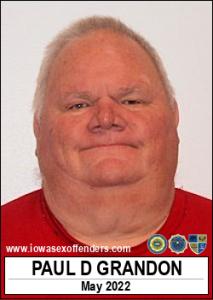 Paul Duane Grandon a registered Sex Offender of Iowa