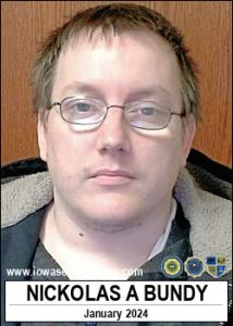 Nickolas Adam Bundy a registered Sex Offender of Iowa