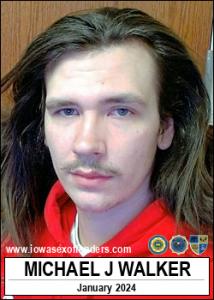Michael James Walker a registered Sex Offender of Iowa