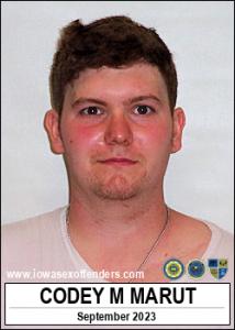 Codey Matthew Paul Marut a registered Sex Offender of Iowa