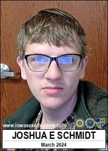 Joshua Erik David Lee Schmidt a registered Sex Offender of Iowa