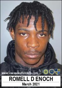 Romell Davon Enoch a registered Sex Offender of Iowa