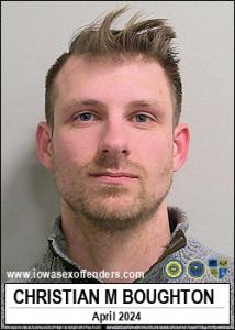 Christian Matthew Boughton a registered Sex Offender of Iowa
