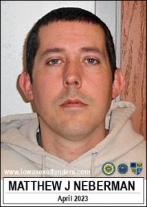 Matthew James Neberman a registered Sex Offender of Iowa