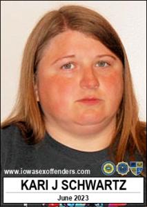 Kari Jean Schwartz a registered Sex Offender of Iowa