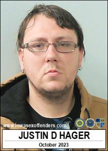 Justin Dean Hager a registered Sex Offender of Iowa