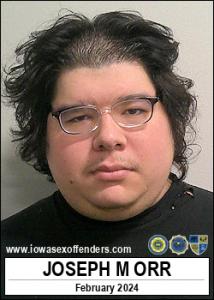 Joseph Miguel William Orr a registered Sex Offender of Iowa
