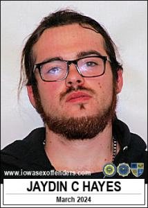Jaydin Christopher Clay Hayes a registered Sex Offender of Iowa