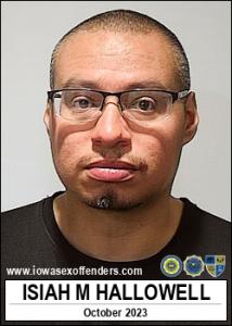Isiah Moses Hallowell a registered Sex Offender of Iowa