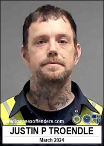 Justin Paul Troendle a registered Sex Offender of Iowa