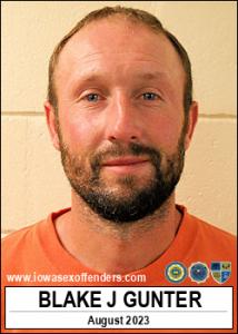 Blake Joseph Gunter a registered Sex Offender of Iowa