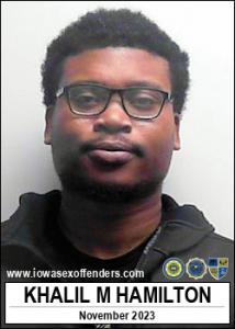 Khalil Maylik Hamilton a registered Sex Offender of Iowa