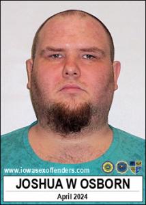 Joshua William Osborn a registered Sex Offender of Iowa