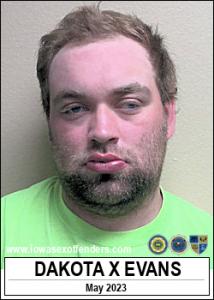 Dakota Xavior Evans a registered  of Iowa