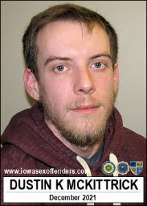 Dustin Kenneth Mckittrick a registered Sex Offender of Iowa