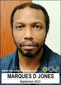 Marques Dean Jones a registered Sex Offender of Iowa