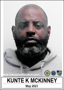 Kunte Kinte Mckinney a registered Sex Offender of Iowa