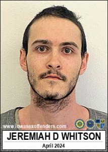 Jeremiah Dean Whitson a registered Sex Offender of Iowa
