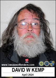 David Wayne Kemp a registered Sex Offender of Iowa