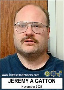 Jeremy Allen Gatton a registered Sex Offender of Iowa