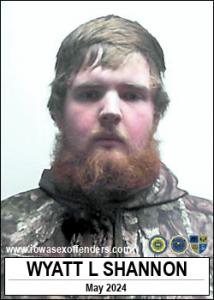 Wyatt Louis Shannon a registered Sex Offender of Iowa