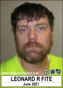 Leonard Robert Fite a registered Sex Offender of Iowa